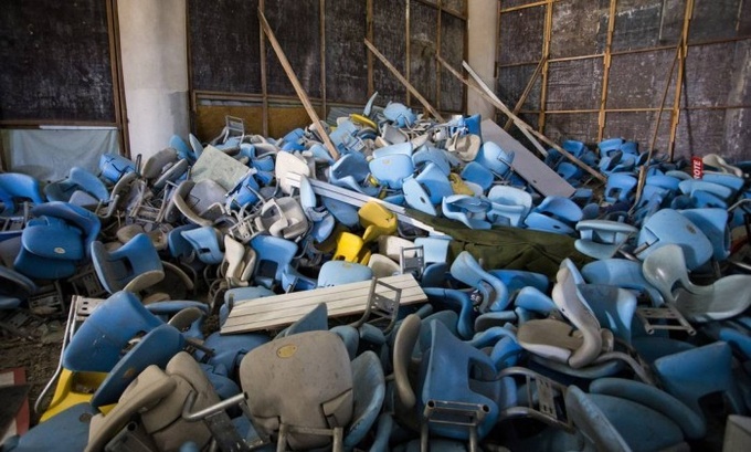 Легендарный стадион Маракана заброшен